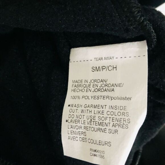 Brand‎ New Men's Under Armour Big Logo Fleece Black Hoodie Size Small - Picture 4 of 7